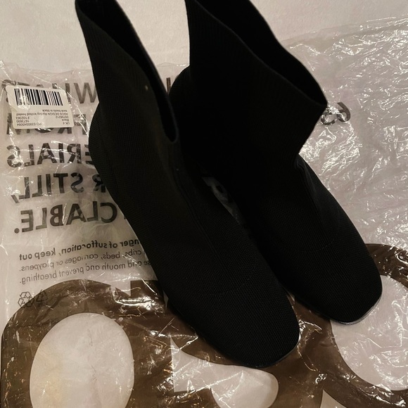 New ASOS knitted heeled sock boots US7 - Picture 6 of 6